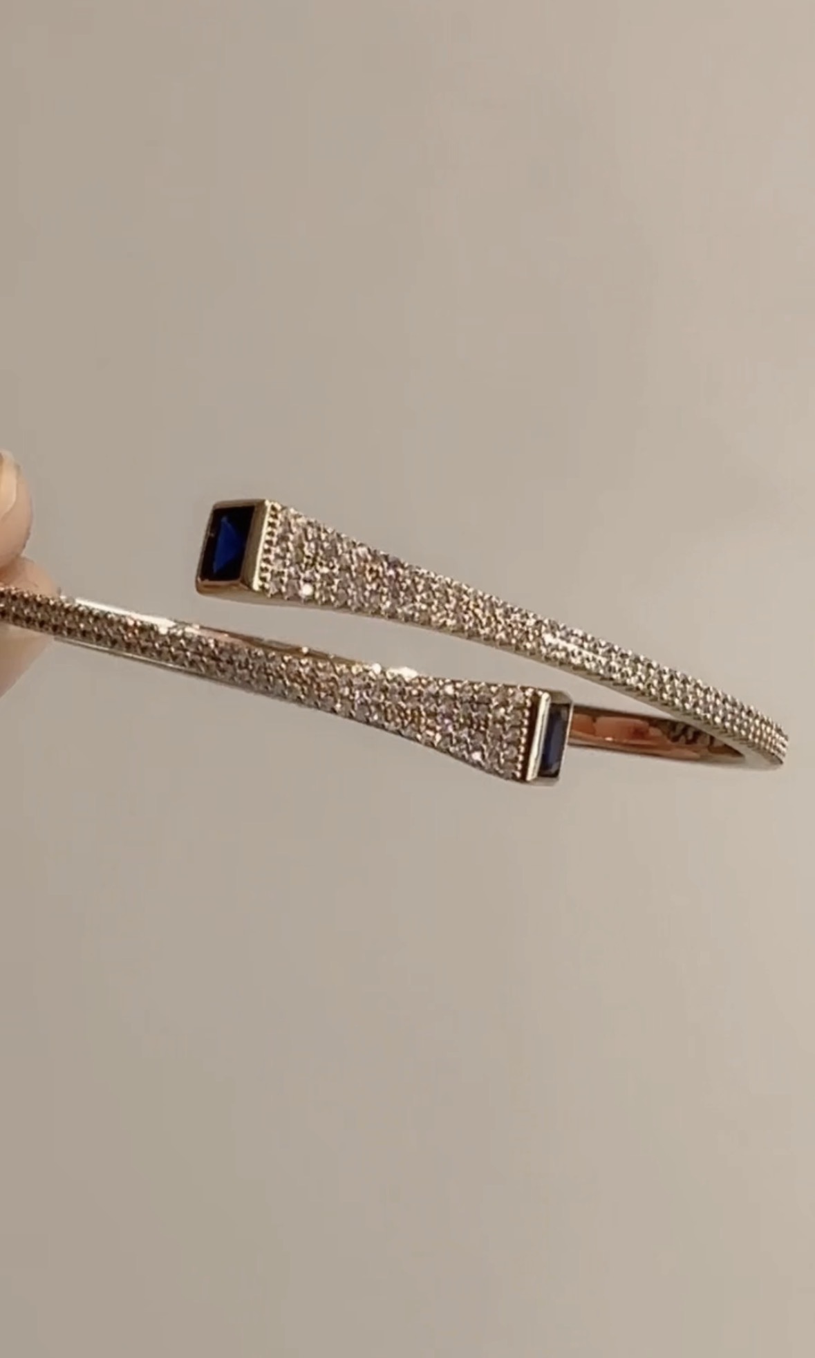Spark Open Bracelet and Ring Set